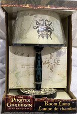 Disney Pirates of the Caribbean Dead Man’s Chest ~ 12" Bedside Table Lamp  NIB