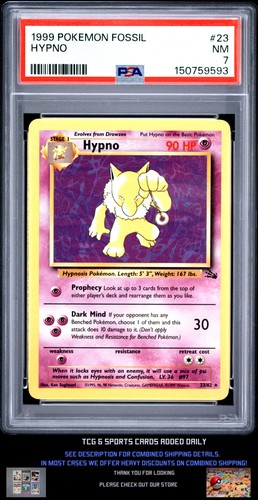 Hypno (Unlimited) graded PSA 7 for sale on eBay