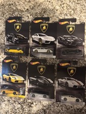 Hot Wheels Lamborghini Series WALMART - SET OF 6  Missing #1 & #7