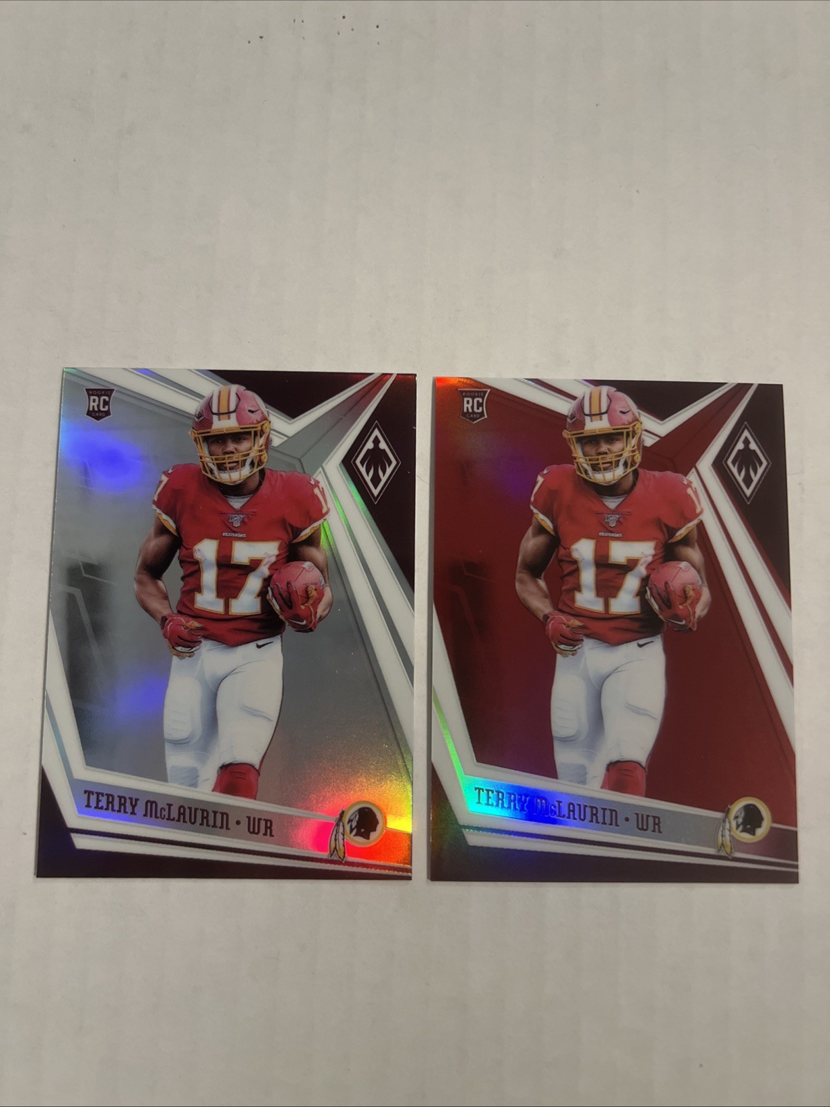 2019 Panini Phoenix - Rookies Terry McLaurin #130 Red /299 And Silver