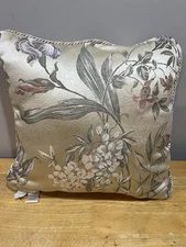 Croscill Home ~ Iris Square Throw Decorative Pillow 18" Floral Cottage