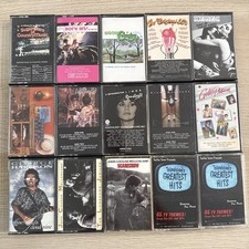 Vintage Cassette Tape Lot 15 Rock Pop Country TV Hits Scorpions Mellencamp