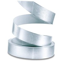 Edge Banding, Brushed Aluminum 1 1/2" x 25ft Non Glued 1 1/2"x 25ft Silver
