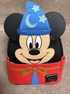 Disney Parks Sorcerer Mickey Mouse Loungefly Rucksack Fantasia Tasche Neu mit Etikett