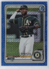 2020 Bowman Chrome Mega Box Blue Mojo Refractor Jorge Mateo Jurickson Profar