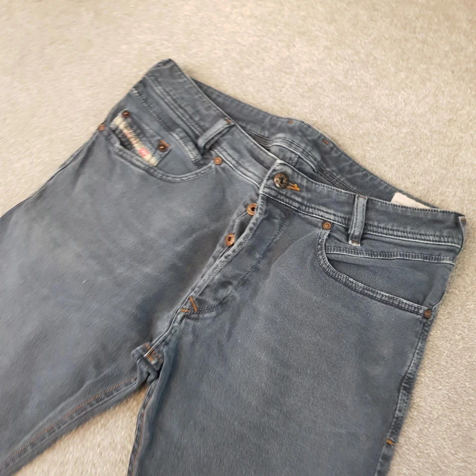 Diesel Mens Jeans 30x31 Blue Iakop 0111D Stretch Regular Slim Tapered Denim W30 - Image 2 of 4