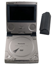 VTG 90s Panasonic DVD-L50D Palm Theater 5" Screen Portable DVD Player Tested
