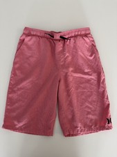 Hurley Boys Hybrid Short Size L 12/13 Elastic Waist Athletic Shorts Summer