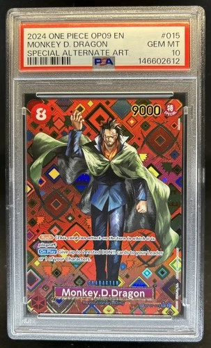 2024 One Piece Monkey.D.Dragon Special Alternate Art #OP07-015 PSA 10 GEM MINT