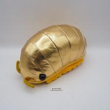 D1910C Dango mushi Pills Bug Roly Poly Shiny Gold Plush 7" Toy Dangomushi