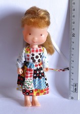 Vintage KTC Knickerbocker 6" tall Holly Hobbie Doll & dress in lovely condition