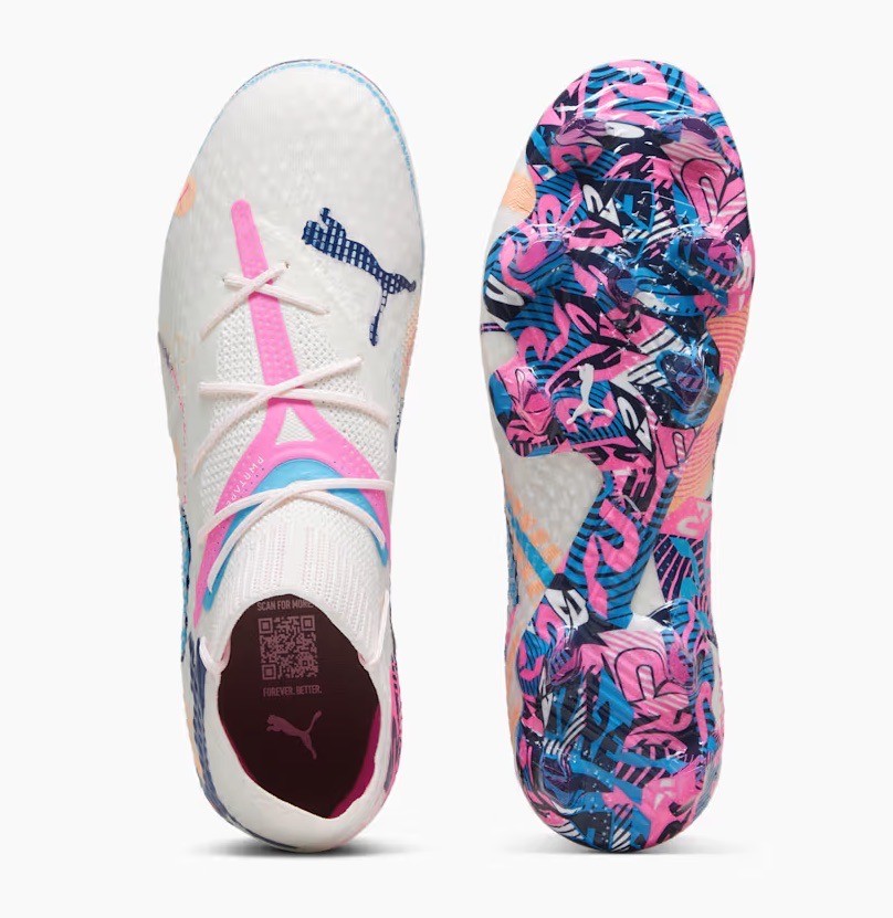 Puma Future 7 Ultimate FG AG Soccer Cleats Shoes White 108072-01