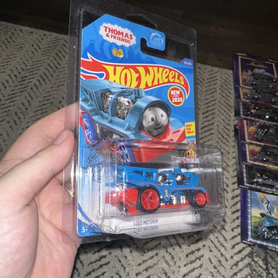 Hot Wheels HW Metro Loco Motorin' Thomas the Train & Friends Chrome Engine   - Image 2 of 4