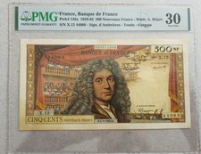 France 500 Nouveaux Francs Moliere banknote 1963