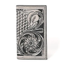 Handcrafted Western Leather Wallet for Men & Women Card Holder RFID Protected...