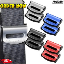 2pcs Car Seat Belt Adjuster Clip Buckle Stopper Safety Comfort Clamp Universal