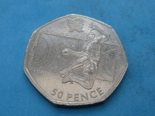 London Olympic 2012 50p Coin - Handball - Available on eBay