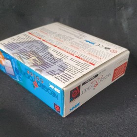 Used, SNK NEOGEO POCKET Color Camouflage Blue Console Boxed NEO GEO set-h1012-