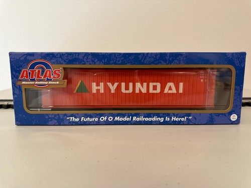 Contenedor ATLAS O Scale - Hyundai (Triangular A) #638211 Master Line 40' 4039-7 | Condition: New