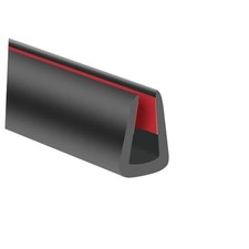 Rubber Edge Trim, 1/4" Self Adhesive Flexible U Channel Edge Protecter for