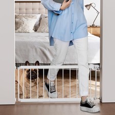 Short Dog Gate Indoor - 10" Tall Small Dog Gate 18"-36'' Width Expandable, Ea...