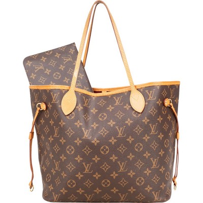 Louis Vuitton Monogram Canvas Neverfull MM Shoulder Bag Tasche