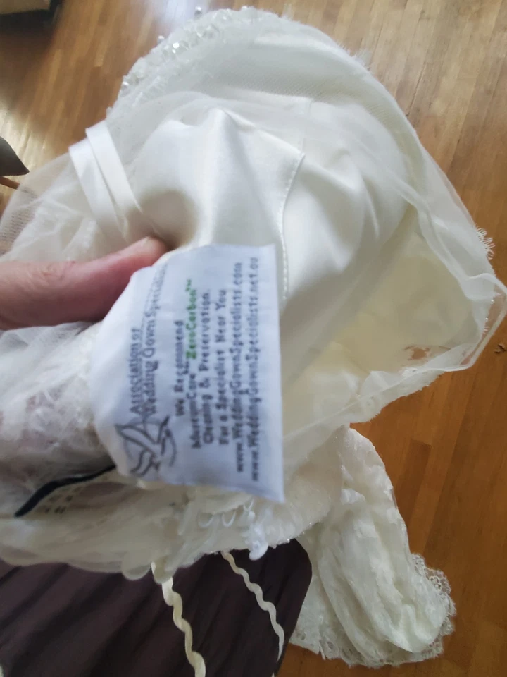 Vestido de novia Franssical talla 12 nuevo con etiquetas Foto 3 de 4