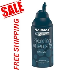 NeilMed NeilCleanse Piercing Aftercare, Fine Mist, 6.3 Fl Oz,