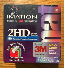 3M Imation 3.5 Floppy Disc Disk 10-pack Diskettes NIB
