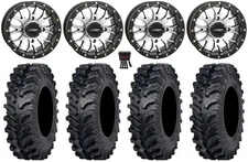 System 3 ST-3 14" Wheels Machined 32" MT911 Tires Yamaha Viking Wolverine