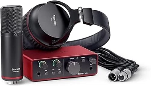 Scarlett Solo Studio 4. Gen USB Audio Interface Bundle für die