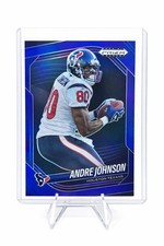 2025 Panini Prizm Black Andre Johnson 055/199 Blue Prizm #67 Houston Texans
