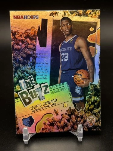 Cedric Coward 2025-26 Panini NBA Hoops The Buzz RC #TB-11 Grizzlies