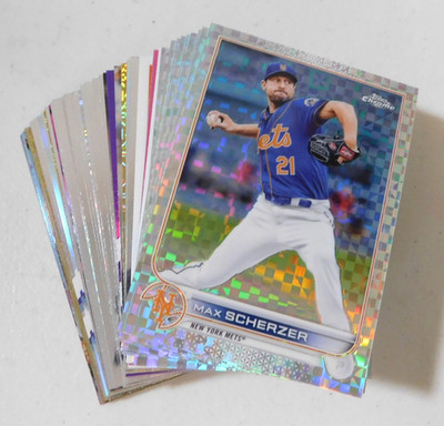 TOPPS CHROME BASEBALL CARDS ASSORTED PLAYERS & YEARS YOU PICK CARD (item#Q3)