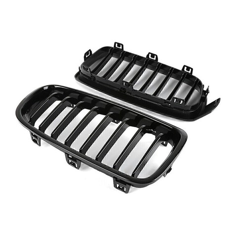 Car Front Center Grille Grills For BMW F30 F31 3 Series 2012 2013 2014 2015 2016 - Foto 7 di 8