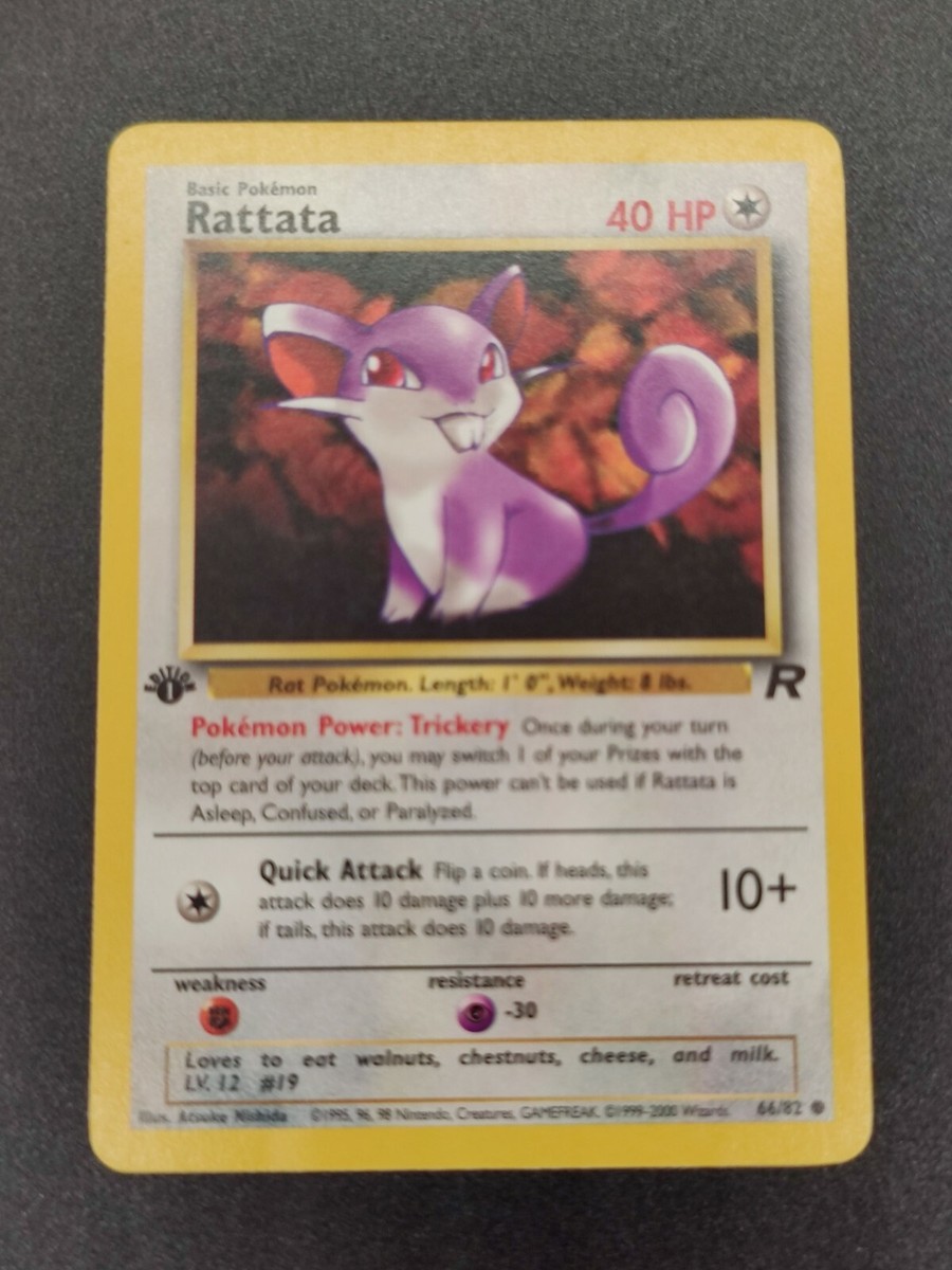 Rattata | MP | Team Rocket 1st Edition 66/82 | Common | Pokemon | eBay