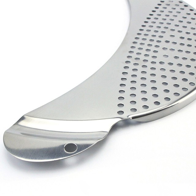 Pampered Chef Flat Pan Drainer Strainer 2406 Heat Resistant Gray
