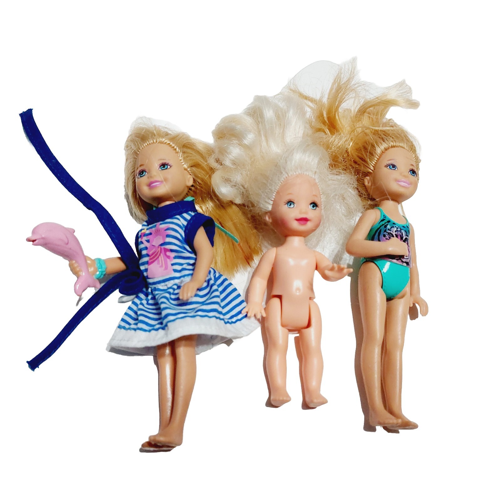 Barbie Chelsea Dolls Various Sizes And Years 1994 2013 & 2015