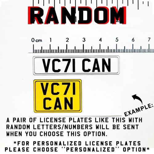 RC 1/10 UK BRITISH Number Plates Scale Sticker GB BRITAIN License Plate Licence - Picture 126 of 191