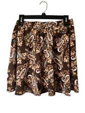 Vero Moda High Waisted Skater Skirt in Coffee...