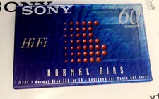 Sony Hi-Fi 60 Minute Cassette Tapes 10 Pack C-60HFB - New Sealed
