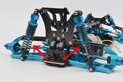 DT-02 Aluminum Oil Damper/Shock for TAMIYA TT-02B/DF-02 1:10 RC Buggy Car - Picture 12 of 14