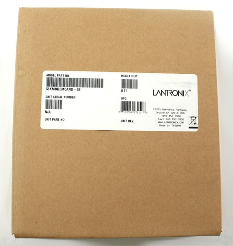 Lantronix 56KMODEMCARD-02 56K V.92 PC CARD MODEM WITH RJ11 PHONE CABLE - 第 3/4 張圖片