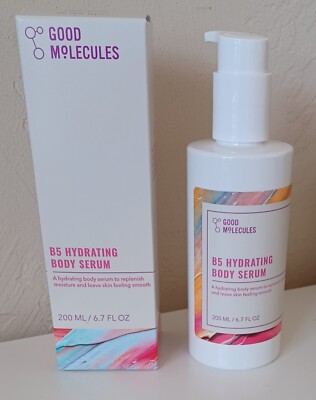 Good Molecules B5 Hydrating Body Serum 200 mL/ 6.7 fl oz NIB
