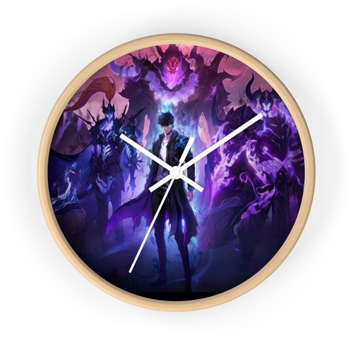 Orologio da parete livellamento solo regalo per giocatori, merchandise anime - Foto 8 di 19
