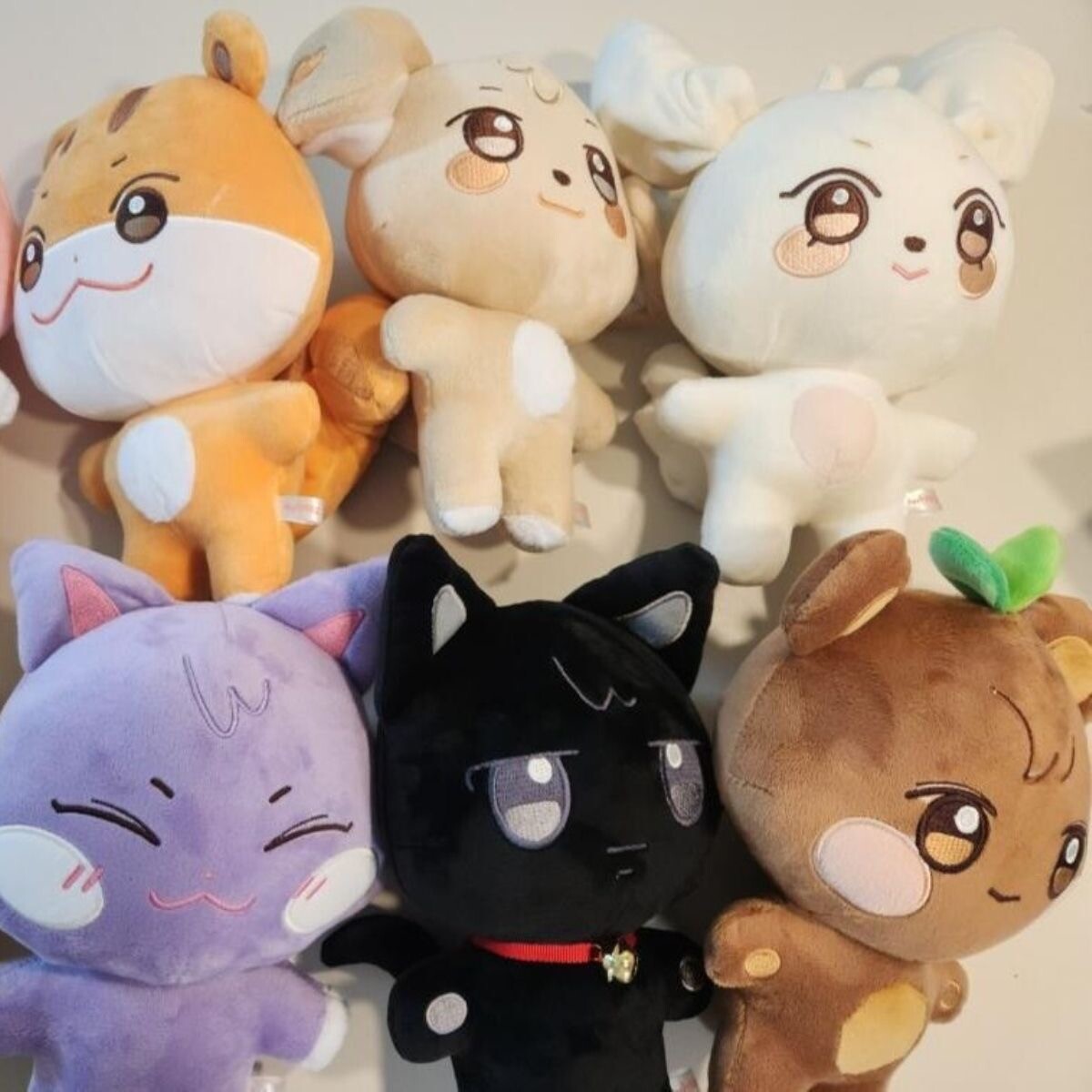 ATEEZ Plush Toy Stuffed Doll KPOP Hongjoong Mingi Wooyoung