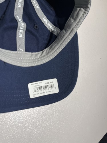 Gorra clásica New Era azul 9Twenty logotipo de club de golf correa trasera bandera británica - Imagen 7 de 8