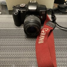 Vintage Canon EOS 5000 Film Camera  Lens EF 38-76mm Zoom 1:4.5-5.6 TESTED     