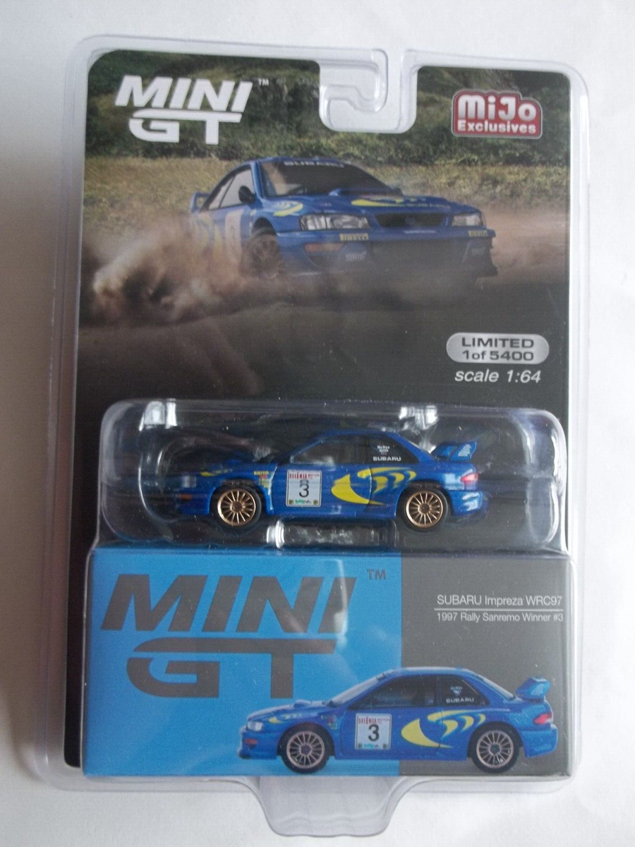 RALLY CAR COLIN McRAE memorial ミニカー　スバル TSM - Mini GT - Colin McRae - Subaru Impreza WRC 1997 - 1:64