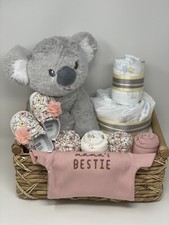 6-Piece Baby Gift / Baby Girl Shower Gift Basket / New mom /  Baby Girl/new Baby